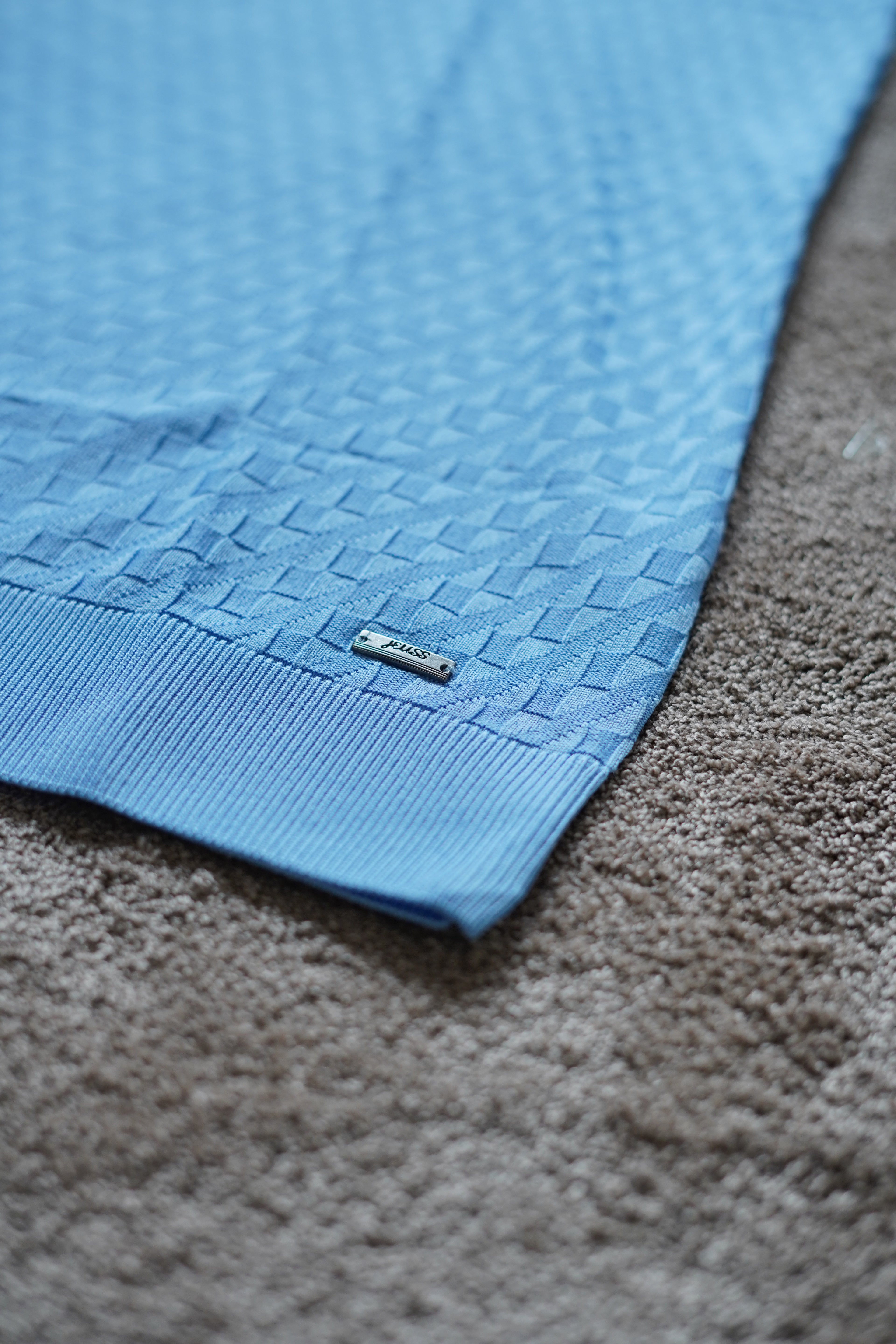 Polo Jacquard à Col Zippé n3