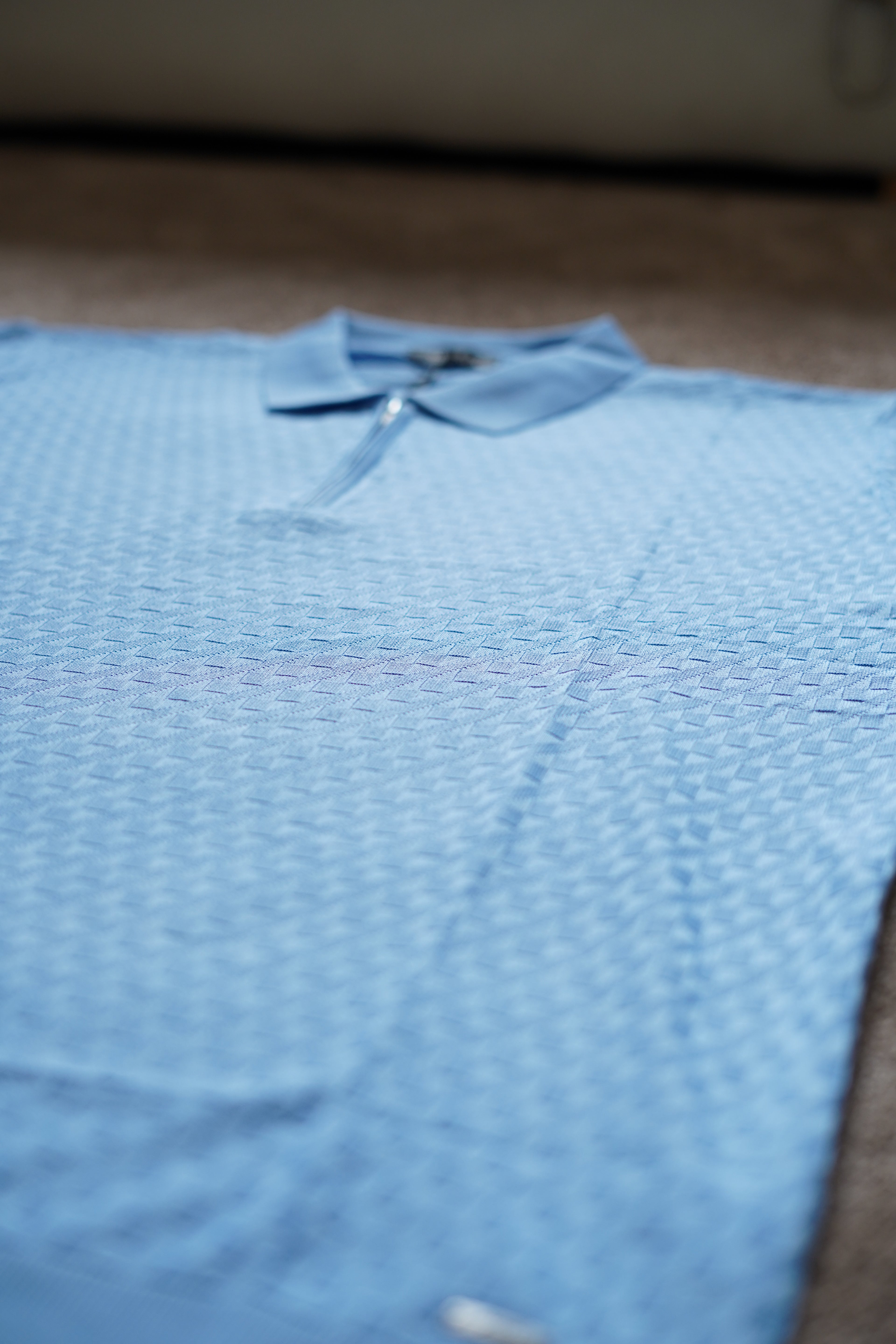 Polo Jacquard à Col Zippé n3